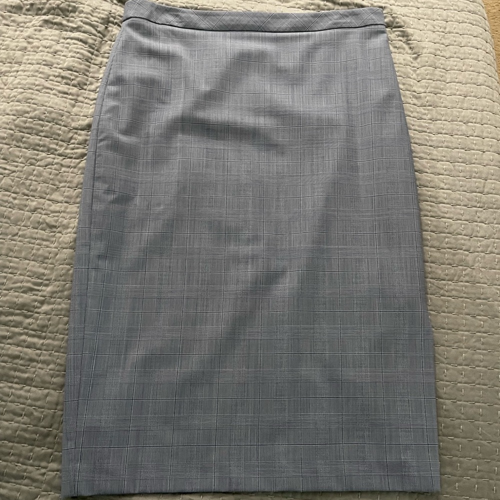 Banana republic blue pencil skirt